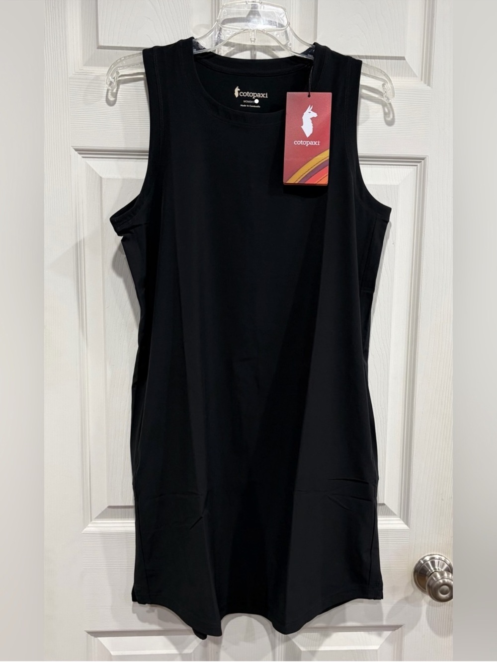 Cotopaxi Women's Small Cambio Dress Midi Black NWT Quick-Dry UPD 50+ Pockets